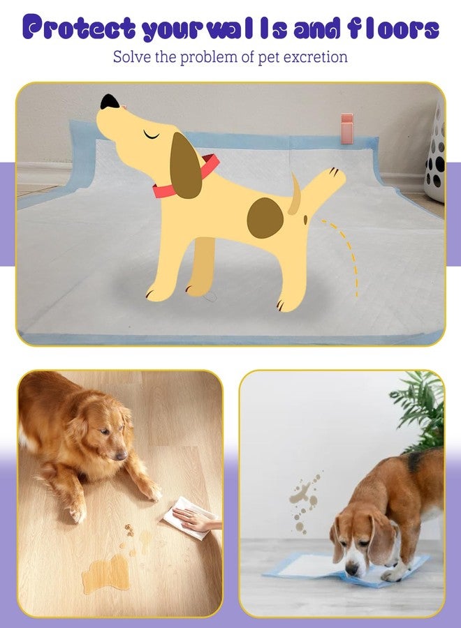 CAPHONT 6 Pcs Dog Pee Pad Holder, Potty Training Dog Pee Pad Holder for Leg-Lifting Marking Dogs Indoor Training Pad Holder for Small & Large Size Wee Wee Pad with Nano Gel Strip, Black - Image 5